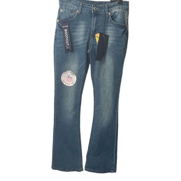 NWT Gemma Rae Mid -Rise  size 7/8 jeans. Bootcut - Picture 1 of 10